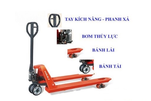 Cơ cấu xe nâng tay thấp